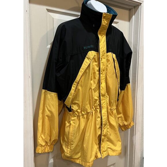 Vintage Columbia Jacket Men's M Yellow Williwaw Lightweight Ski Y2k - Picture 3 of 7